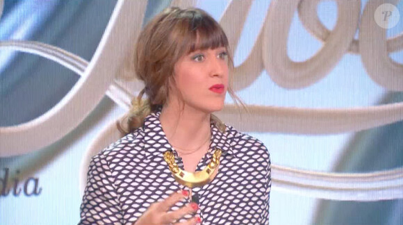 Daphné Bürki présente Le Tube sur Canal+, le samedi 30 mai 2015.
