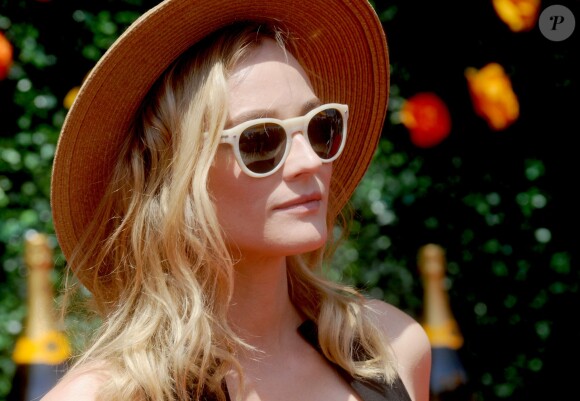 Diane Kruger lors du 8e tournoi de Polo Veuve Clicquot près de New York le 30 mai 2015