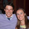 Exclusif - Martina Hingis et son mari Thibault Hutin à la soirée du Trophée des Légendes au Buddha Bar à Paris le 5 juin 2013