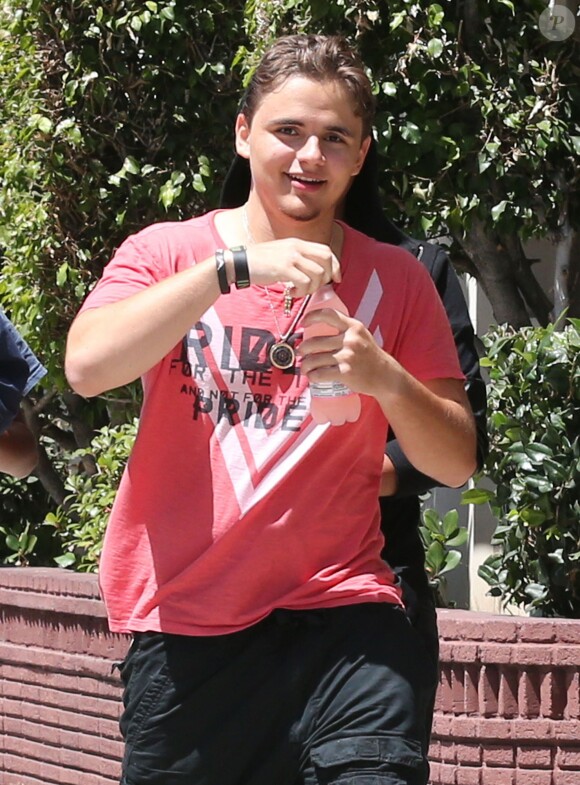 Semi-Exclusif - Prince Jackson et ses cousins se rendent à leur cours de Jiu-Jitsu à Beverly Hills. Le 20 juin 2014 