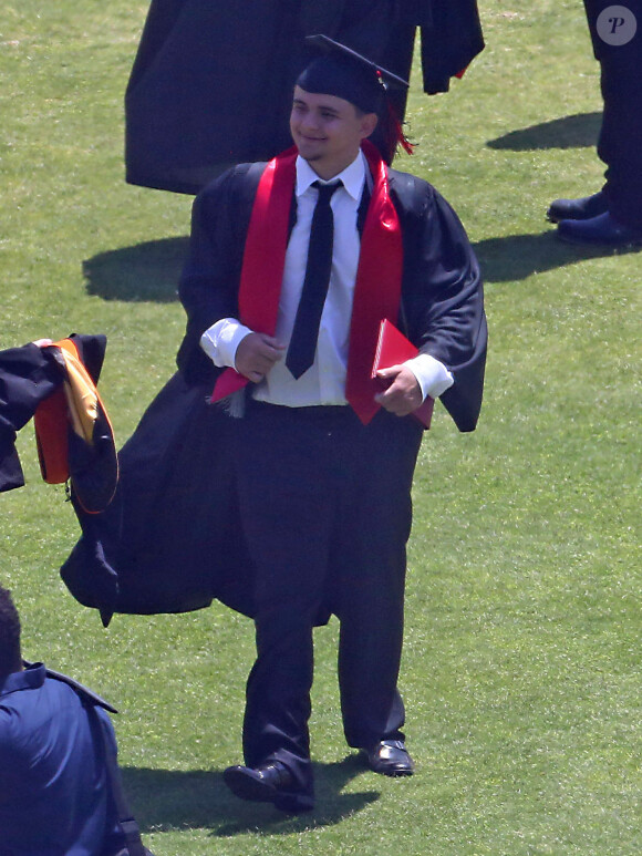 Exclusif - Remise de diplôme de Prince Jackson à Buckley High School à Sherman Oaks, le 29 mai 2015