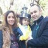 Andrés Iniesta et sa femme Anna Ortiz et leur fille Valeria - 2014