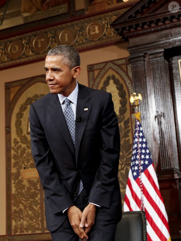 Barack Obama à l'université de Georgetown à Washington le 12 mai 2015.