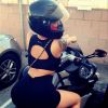 Amber Rose, motarde ultrasexy à Los Angeles. Photo publiée le 30 mai 2015.