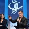 Sheryl Sandberg, Bono - Meeting annuel "Clinton Global Initiative" a New York le 24 septembre 2013. 