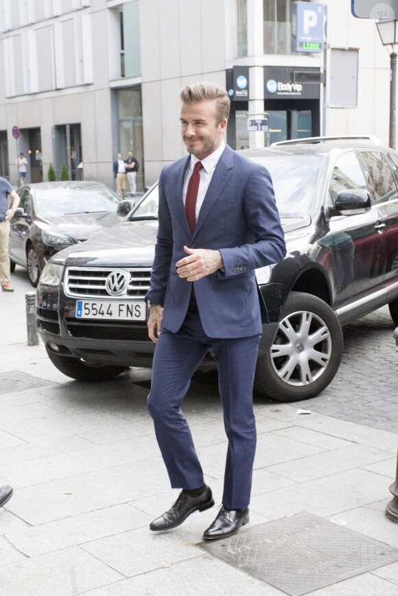 David Beckham à Madrid, le 3 juin 2015.
