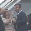 David Beckham à Madrid, s'apprête à assister à l'inauguration de la nouvelle boutique Breitling. Le 3 juin 2015.