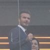 David Beckham à Madrid, s'apprête à assister à l'inauguration de la nouvelle boutique Breitling. Le 3 juin 2015.