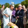 La comtesse Sophie de Wessex participe à une garden party en l'honneur des anciens combattants à Buckingham, à Londres, le 4 juin 2015.