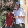 Anna Faris et Chris Pratt à Los Angeles, le 27 août 2012.