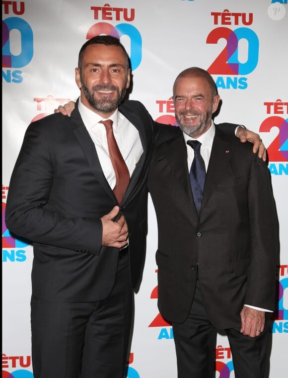 Jean-Paul Cluzel et Nicolas Droin - Soirée des 20 ans de Têtu au YoYo à Paris, le 6 juin 2015.