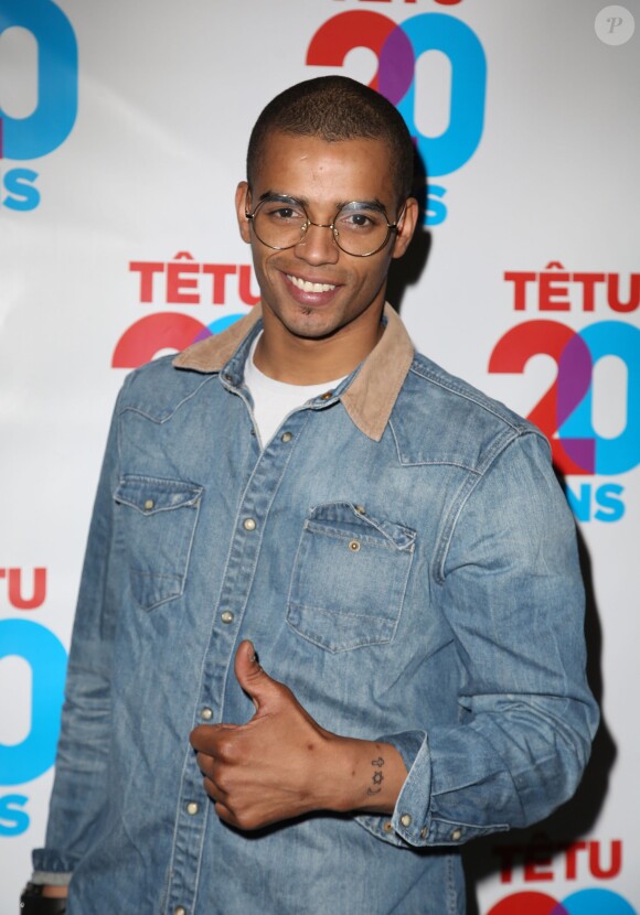Brahim Zaibat - Soirée des 20 ans de Têtu au YoYo à Paris, le 6 juin 2015. 