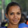 Karine Le Marchand - Départ du marathon de Paris le 6 avril, 2014.