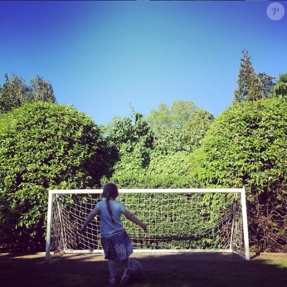 Harper Beckham - photo publiée sur le compte Instagram de David Beckham le 5 juin 2015