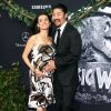 Brian Tee et sa femme Mirelly Taylor enceinte à la première de Jurassic World au Dolby Theatre à Hollywood, le 9 juin 2015.