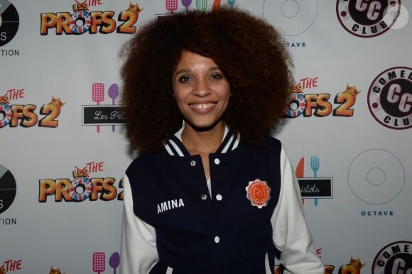 Exclusif - Stéfi Celma lors de l'aftershow du film Les Profs 2 au Comedy Club à Paris, le 9 juin 2015.