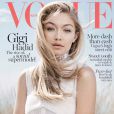  Gigi Hadid en couverture du magazine Vogue Australie (Juin 2015). Le 27 mai 2015. 