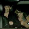 Gigi Hadid et Joe Jonas arrivent ensemble au Warwick club branché d'Hollywood pour l'after party de King of Leon, le 3 octobre 2014