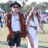 Cody Simpson et sa compagne Gigi Hadid - People au 3ème jour du Festival "Coachella Valley Music and Arts" à Indio le 12 avril 2015