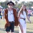  Cody Simpson et sa compagne Gigi Hadid - People au 3&egrave;me jour du Festival "Coachella Valley Music and Arts" &agrave; Indio le 12 avril 2015 