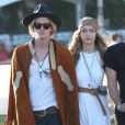  Cody Simpson et sa compagne Gigi Hadid - People au 3&egrave;me jour du Festival "Coachella Valley Music and Arts" &agrave; Indio le 12 avril 2015.&nbsp;  