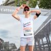 Pauline Lefèvre lors des 10 km L'Equipe sous les couleurs de Mécénat Chirurgie Cardiaque à Paris le 14 juin 2015