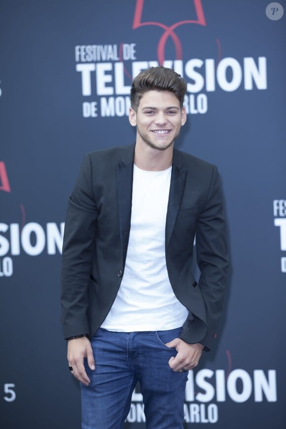Rayane Bensetti - Photocall de Pep's lors du 55e festival de télévision de Monte-Carlo à Monaco. Le 14 juin 2015.