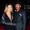 Mariah Carey (le bras casse), Nick Cannon - Premiere du film "The Butler" (Le Majordome) a New York, le 5 aout 2013.