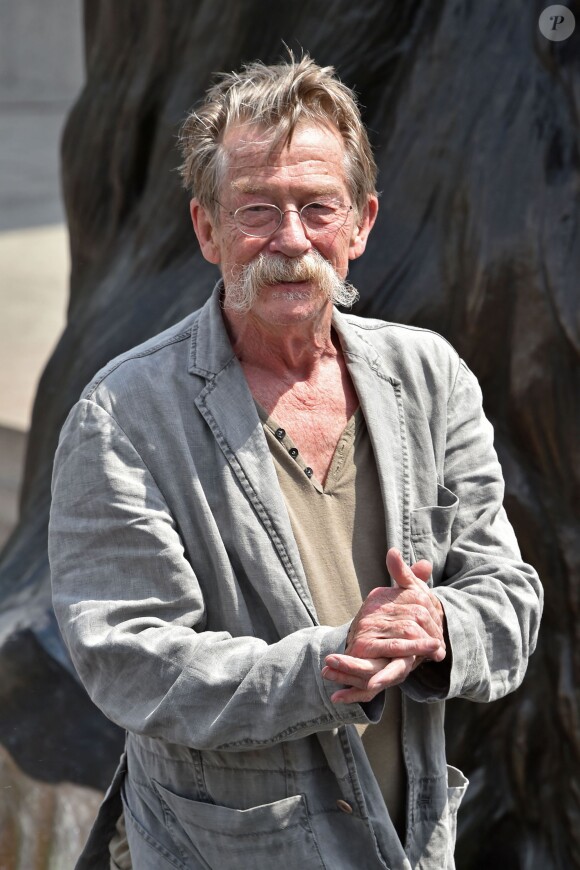 John Hurt - Photocall du film "Hercules" à Trafalgar Square à Londres. Le 2 juillet 2014