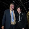 Stephen Fry et son mari Elliot Spencer - Soirée des nommés aux BAFTA à Londres le 7 février 2015