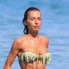 Exclusif - Le mannequin italien Alessia Tedeschi à la plage à Ibiza le 2 juin 2015