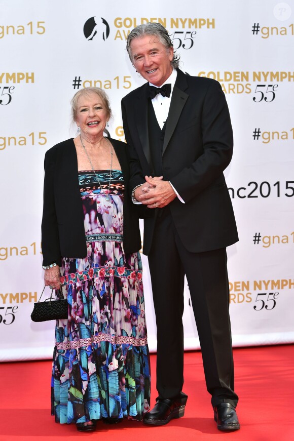 Patrick Duffy et sa femme Carlyn Rosser - Cérémonie des Golden Nymph Awards lors du 55ème Festival de Télévision de Monte Carlo le 18 juin 2015.