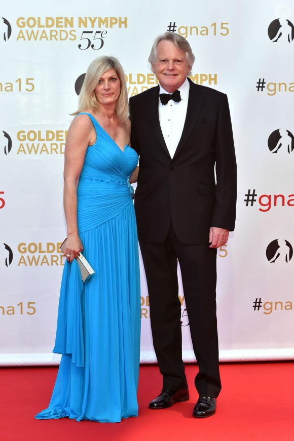 Michael Dobbs et sa femme - Cérémonie des Golden Nymph Awards lors du 55ème Festival de Télévision de Monte Carlo le 18 juin 2015.