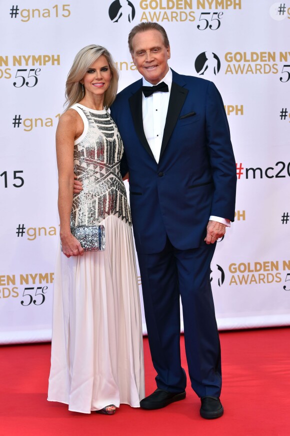 Lee Majors et sa femme Faith - Cérémonie des Golden Nymph Awards lors du 55ème Festival de Télévision de Monte Carlo le 18 juin 2015.