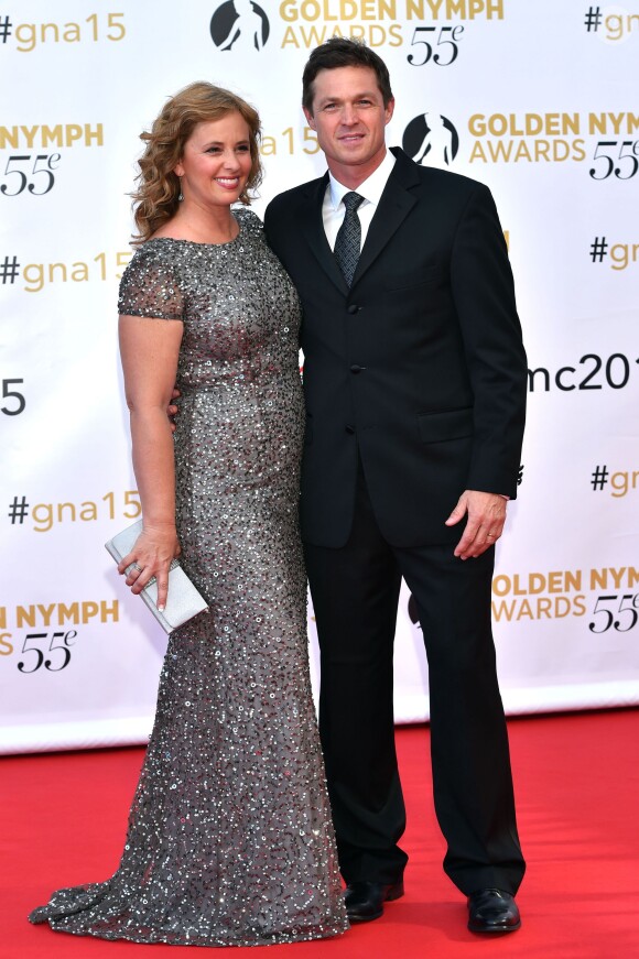 Eric Close et sa femme Keri - Cérémonie des Golden Nymph Awards lors du 55ème Festival de Télévision de Monte Carlo le 18 juin 2015. 