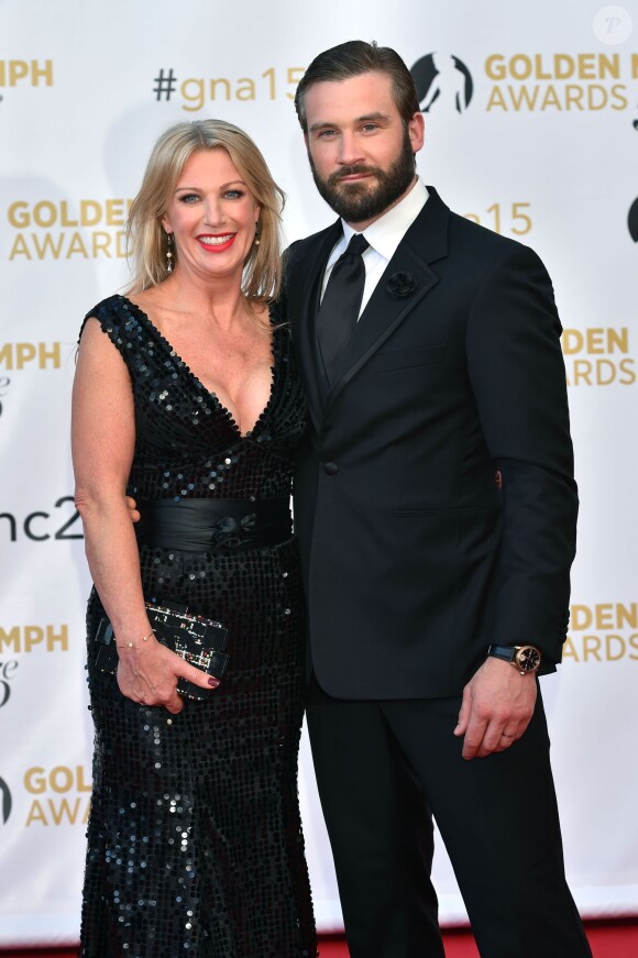 Clive Standen et sa femme Francesca - Cérémonie des Golden Nymph Awards lors du 55ème Festival de Télévision de Monte Carlo le 18 juin 2015. 