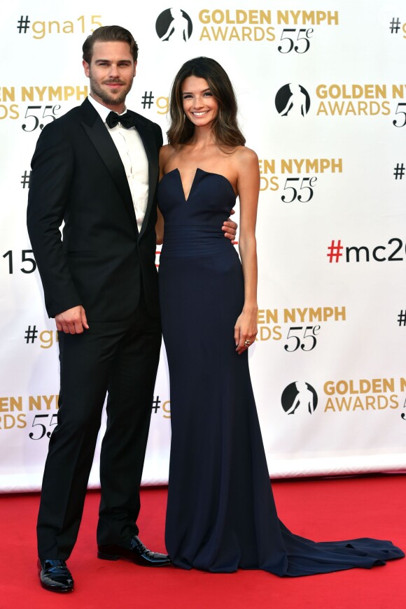 Grey Damon et Aimee Teegarden - Cérémonie des Golden Nymph Awards lors du 55ème Festival de Télévision de Monte Carlo le 18 juin 2015