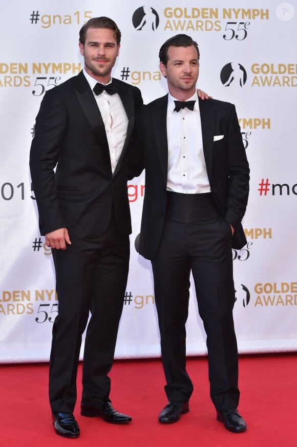Aaron Stetford, Grey Damon - Cérémonie des Golden Nymph Awards lors du 55ème Festival de Télévision de Monte Carlo le 18 juin 2015. 