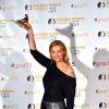 Martyna Wojciechowska a reçu uen nymph dans la catégorie Best Society Documentary - Cérémonie de remise des prix des Golden Nymph Awards lors du 55ème Festival de Télévision de Monte Carlo le 18 juin 2015.  