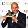Marco d'Amore (Gomorrah) a reçu une nymph dans la catégorie Outstanding actor, Drama TV Series - Cérémonie de remise des prix des Golden Nymph Awards lors du 55ème Festival de Télévision de Monte Carlo le 18 juin 2015.  