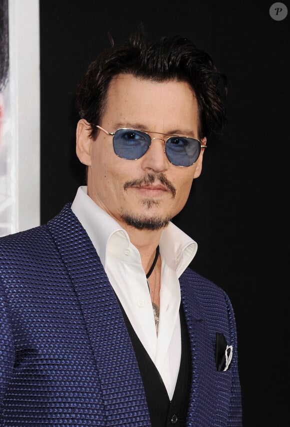 Johnny Depp lors de la première du film "Transcendance" à Los Angeles, le 10 avril 2014.
