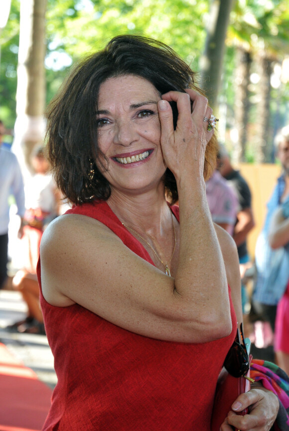 Anne Canovas lors du 12e festival Les Hérault du Cinéma et de la Télévision au Cap d'Agde, le 18 juin 2015