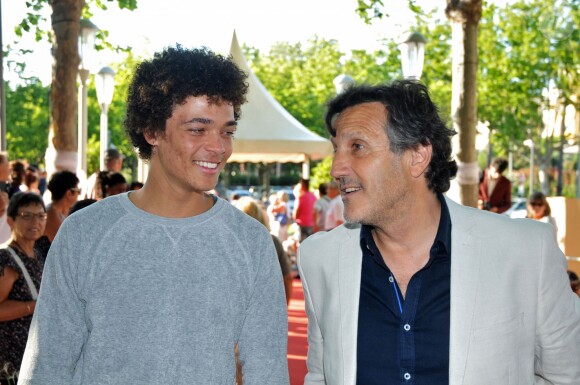 Bryan Trésor et Michel La Rosa lors du 12e festival Les Hérault du Cinéma et de la Télévision au Cap d'Agde, le 18 juin 2015