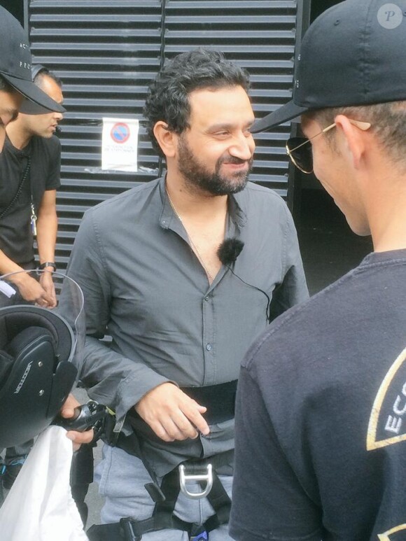 Cyril Hanouna, sur le tournage du Gros Show (diffusion sur D8 le 25 juin), le vendredi 19 juin 2015.