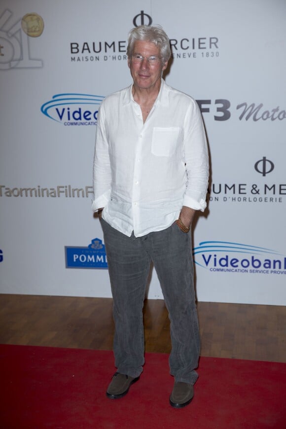 Richard Gere - Festival du film de Taormina en Sicile le 17 juin 2015