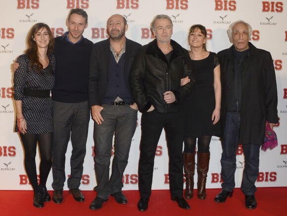 Guest, Julien Boisselier, Kad Merad, Franck Dubosc, Anne Girouard et Gérard Darmon - Avant-première du film "Bis" au cinéma Gaumont Capucines Opéra à Paris, le 10 février 2015.