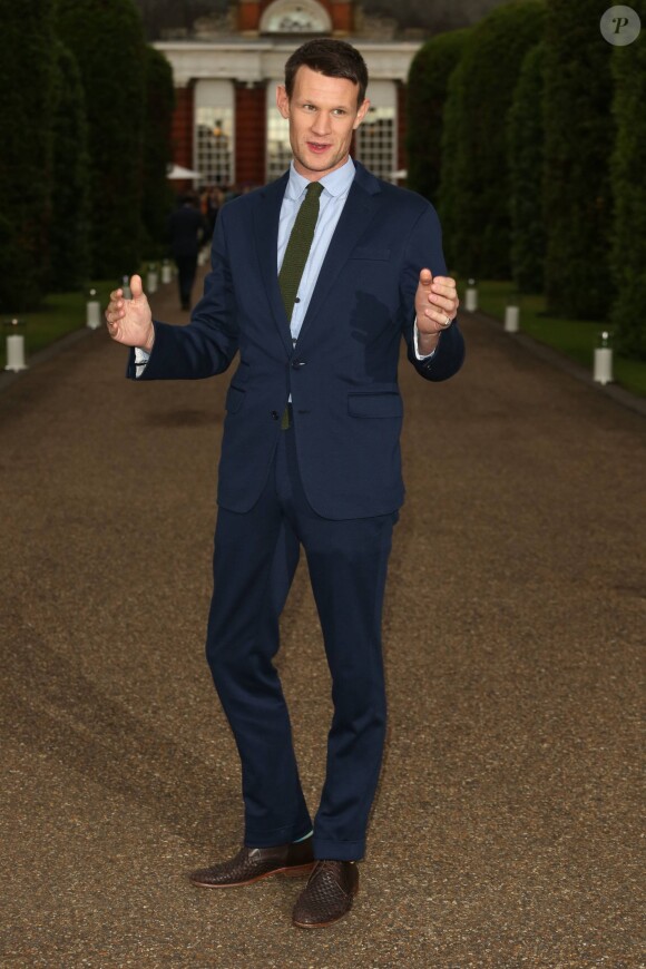 Matt Smith lors de la soirée "Vogue and Ralph Lauren Wimbledon Party", le 22 juin 2015, à l'Orangerie du palais de Kensington