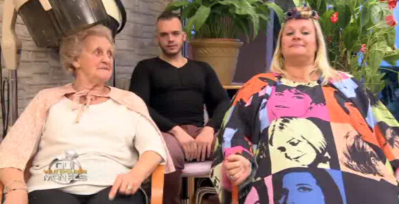 Michaël, Yvette et Jeanine dans Qui veut épouser mon fils ? saison 4 sur TF1, le vendredi 26 juin 2015.