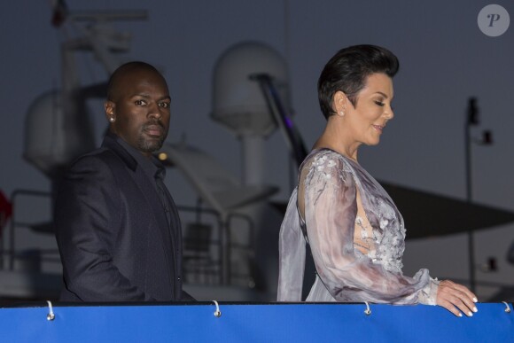 Corey Gamble et Kris Jenner assistent à la soirée du Daily Mail, dans le cadre du festival Cannes Lions. Cannes, le 24 juin 2015.