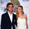 Pierre Casiraghi, le fils de la Princesse Caroline de Hanovre, et sa fiancée Béatrice Borromeo participent à la soirée de "Sail for a Cause", une journée caritative co-organisée par Leticia de Massy et le réseau féminin LeSpot.net au Yacht Club de Monaco le samedi 6 juin 2015.